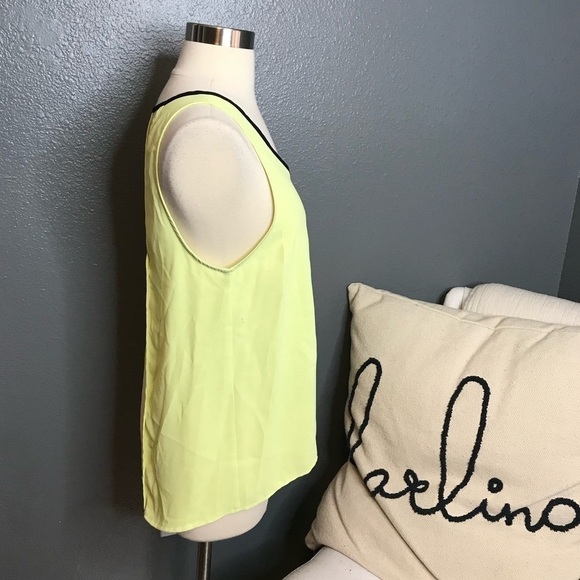 Astr the label neon yellow tank size small - Picture 2 of 4